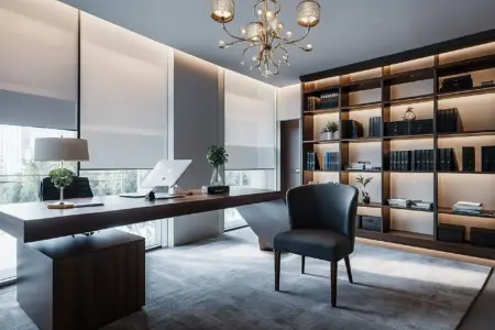 Office interior design project by Nouschin Dorn