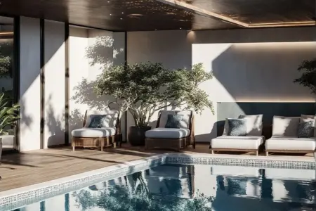 Luxury pool design project by Nouschin Dorn