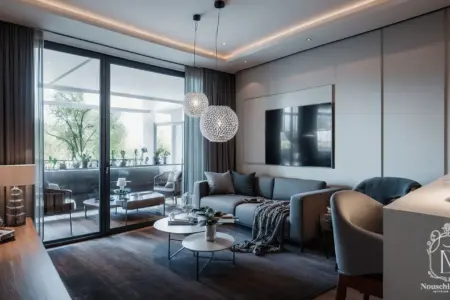 Apartment interior design project in Vienna by Nouschin Dorn