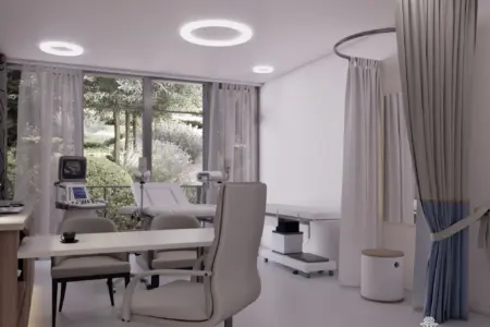 Medical clinic interior design project by Nouschin Dorn