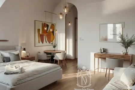 Airbnb interior design project by Nouschin Dorn