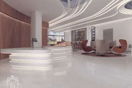 Medical clinic interior design project by Nouschin Dorn