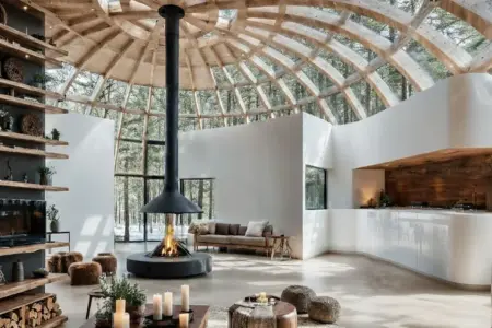 Luxury escape villa interior design project by Nouschin Dorn