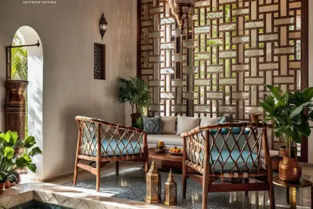 Oriental Hotel interior design project by Nouschin Dorn