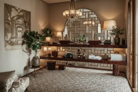 Oriental Hotel interior design project by Nouschin Dorn
