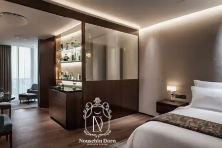 Hotel interior design project by Nouschin Dorn