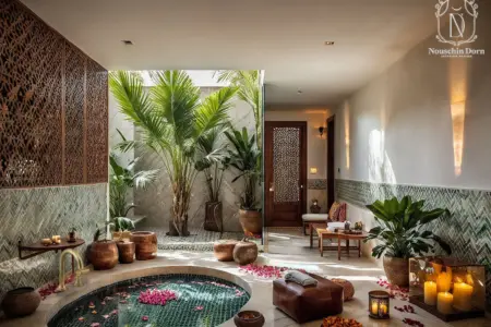 Oriental Hotel interior design project by Nouschin Dorn