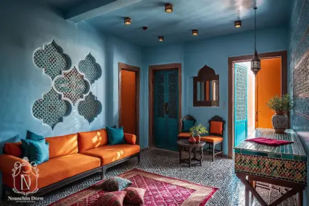 Oriental Hotel interior design project by Nouschin Dorn