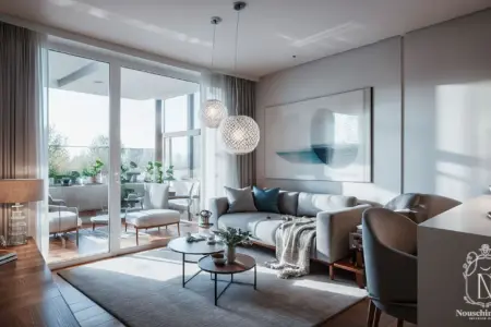 Apartment interior design project in Vienna by Nouschin Dorn