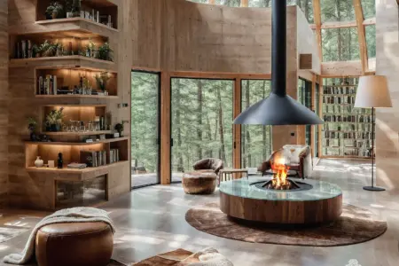 Luxury escape villa interior design project by Nouschin Dorn