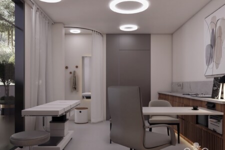 Medical clinic interior design project by Nouschin Dorn