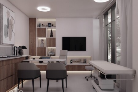 Medical clinic interior design project by Nouschin Dorn