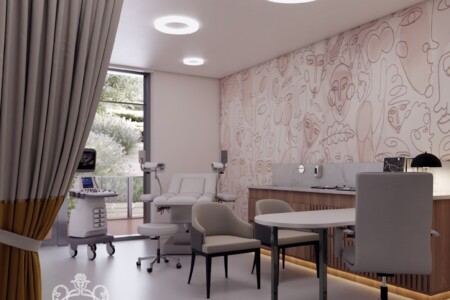 Medical clinic interior design project by Nouschin Dorn